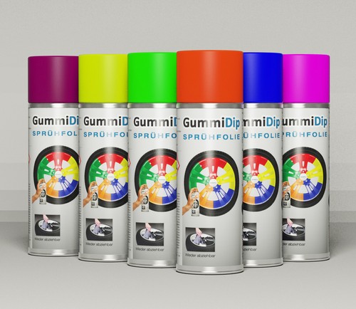 Gummi dip spraydose - gummi,