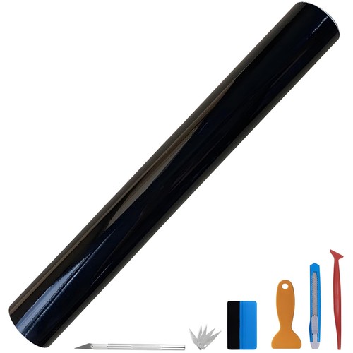 Auto folie 100x300cm schwarz - auto,