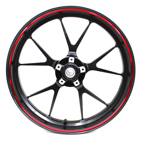 Felgenrandaufkleber chrom rot - felgenrandaufkleber,