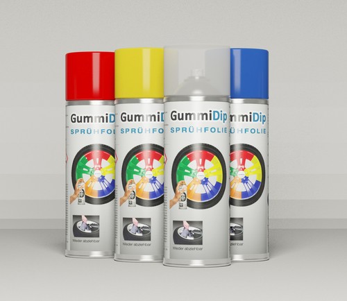 Gummi dip spraydose - gummi,